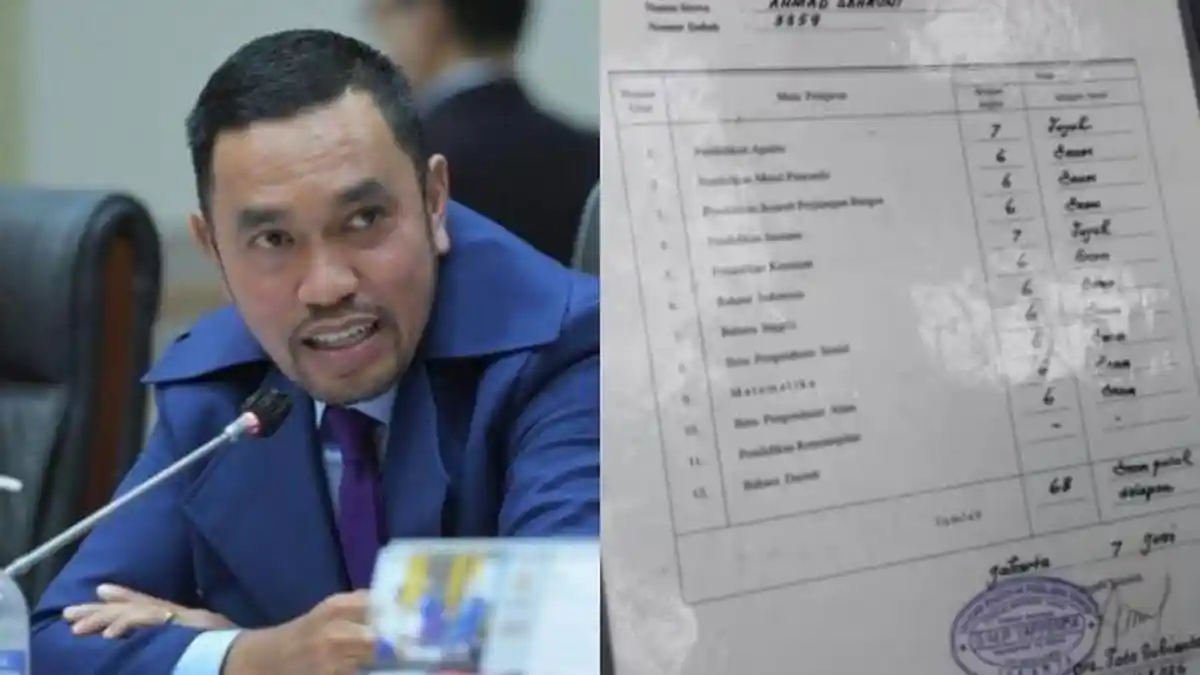 Massa Temukan Ijazah Ahmad Sahroni dengan Nilai Rata-rata 6 Termasuk Pendidikan Moral Pancasila