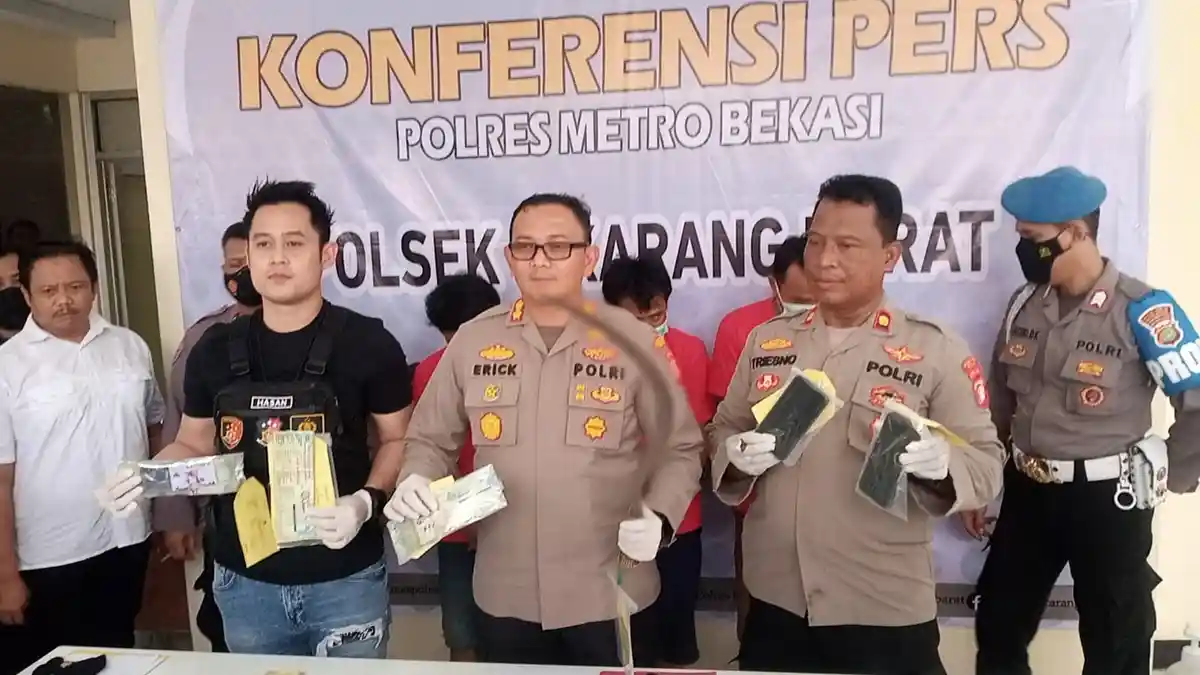 Komplotan Begal Motor Tukang Bubur di Bekasi Tertangkap, Usia Muda Tapi Sudah 40 Kali Beraksi