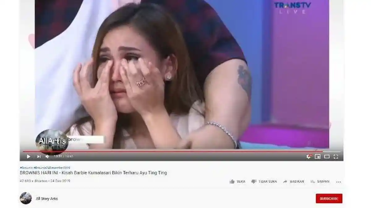 Dengar Kisah Barbie Kumalasari soal Anak, Ayu Ting Ting Menangis hingga Dirangkul Ivan Gunawan