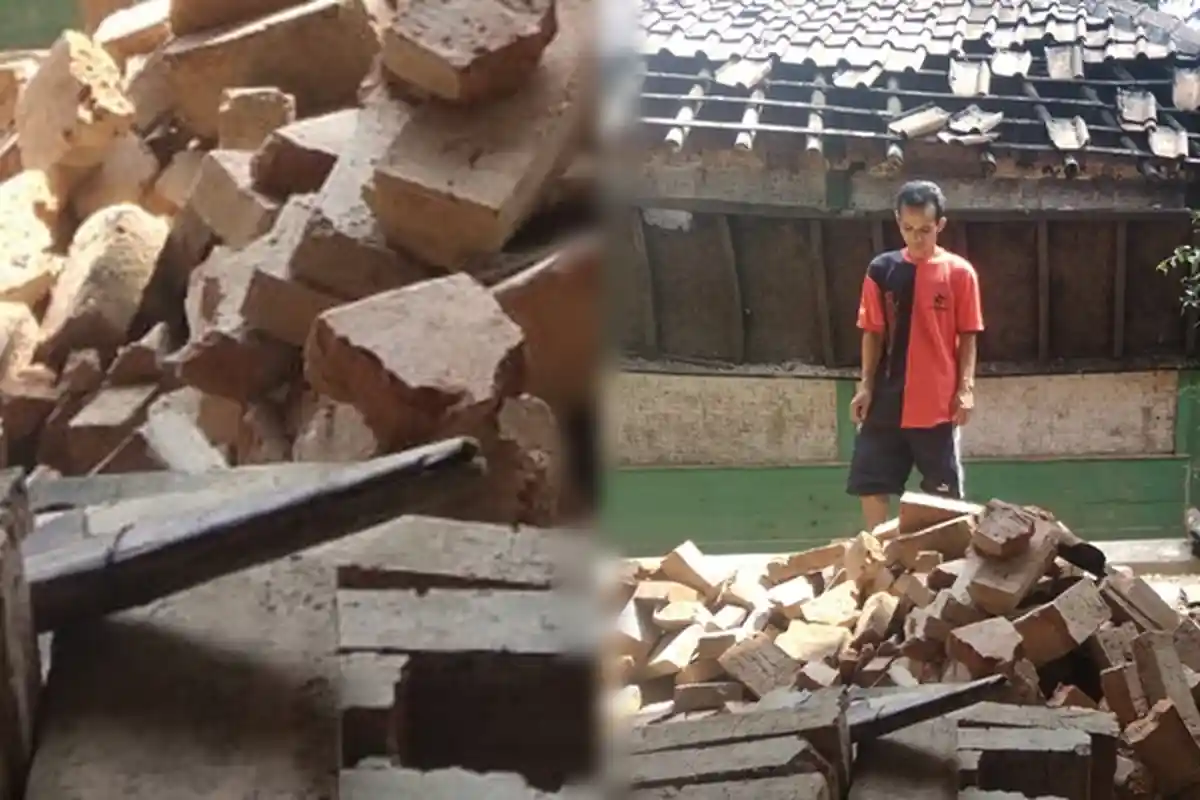 Rumahnya Ambruk Diguncang Gempa, Ibu dan Bayi Ini Selamat, Suruh Anak Sulung Lakukan Hal Ini