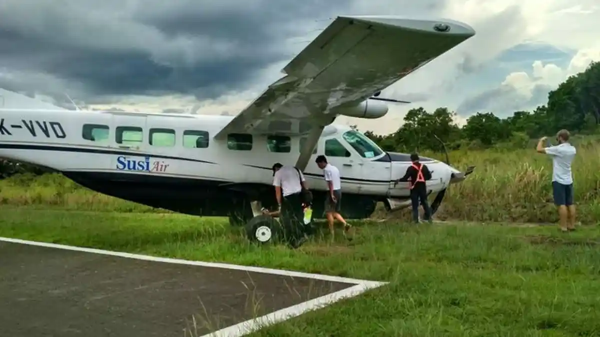 Pesawat Susi Air Terbakar di Bandara Paro Nduga, Polisi Belum Pastikan Penyebab 