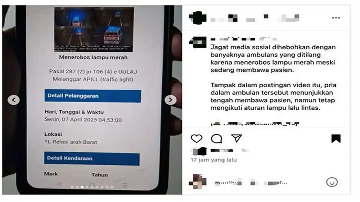 VIRAL Banyak Ambulans Kena Tilang ETLE Saat Bertugas, Polisi Jelaskan Aturan Tilang Terbaru 2025