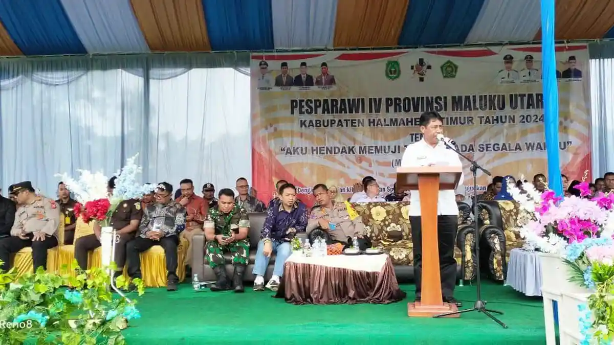 Pesparawi lV Tingkat Provinsi Maluku Utara Dihelat, Ini Pesan Bupati Halmahera Timur
