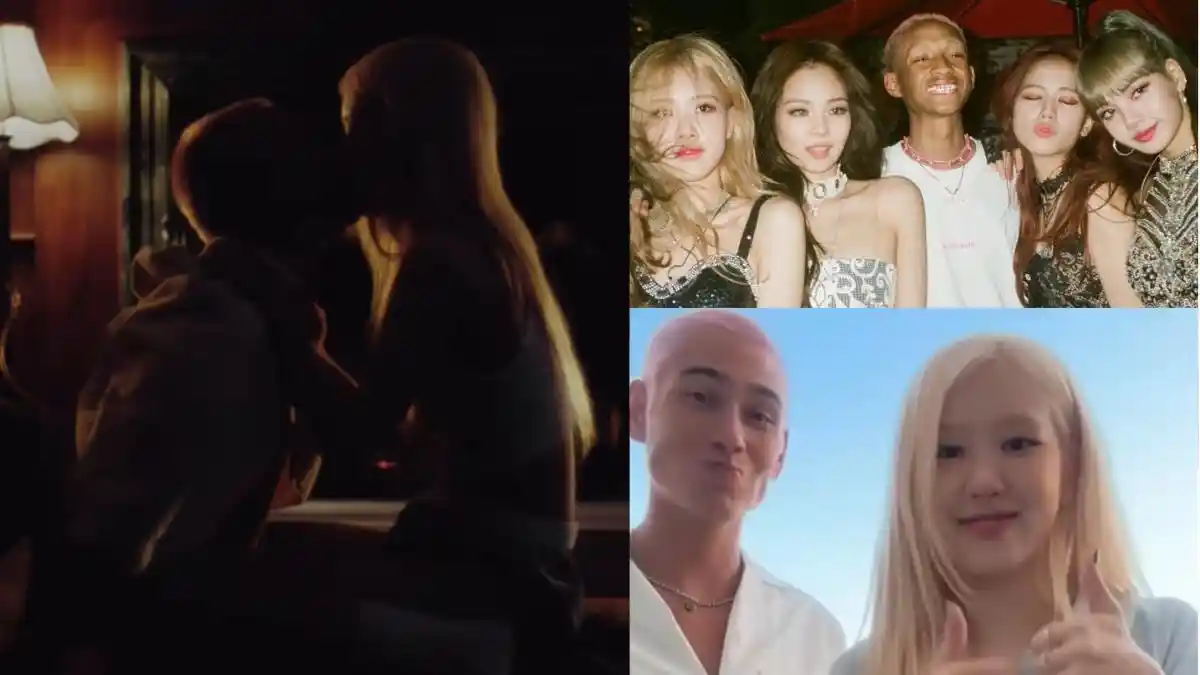5 Potret Rose BLACKPINK Cium Model Tampan di MV 'Toxic Till The End', Lagu Sindir Mantan?