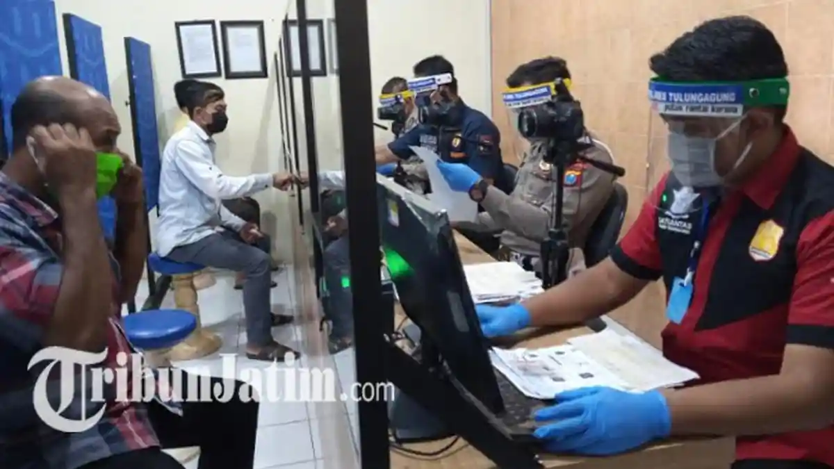 Pemohon Perpanjangan SIM di Satpas Tulungagung Wajib Daftar via Online, Dibatasi 200 SIM per Hari