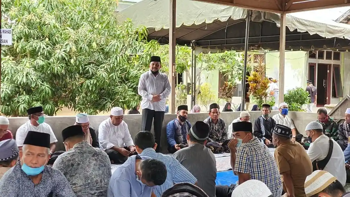 Toke Seum Pimpin Pejabat Pemko dan Pengurus Masjid Agung Langsa Takziah ke Rumah 2 Ulama Kharismatik