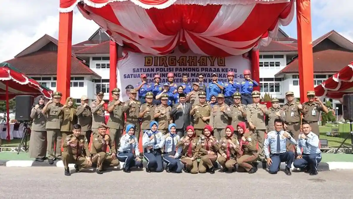 HUT Satpol PP, Satlinmas dan Damkar 2024, Pj Sekda Fery Minta Personel Humanis dan Proaktif