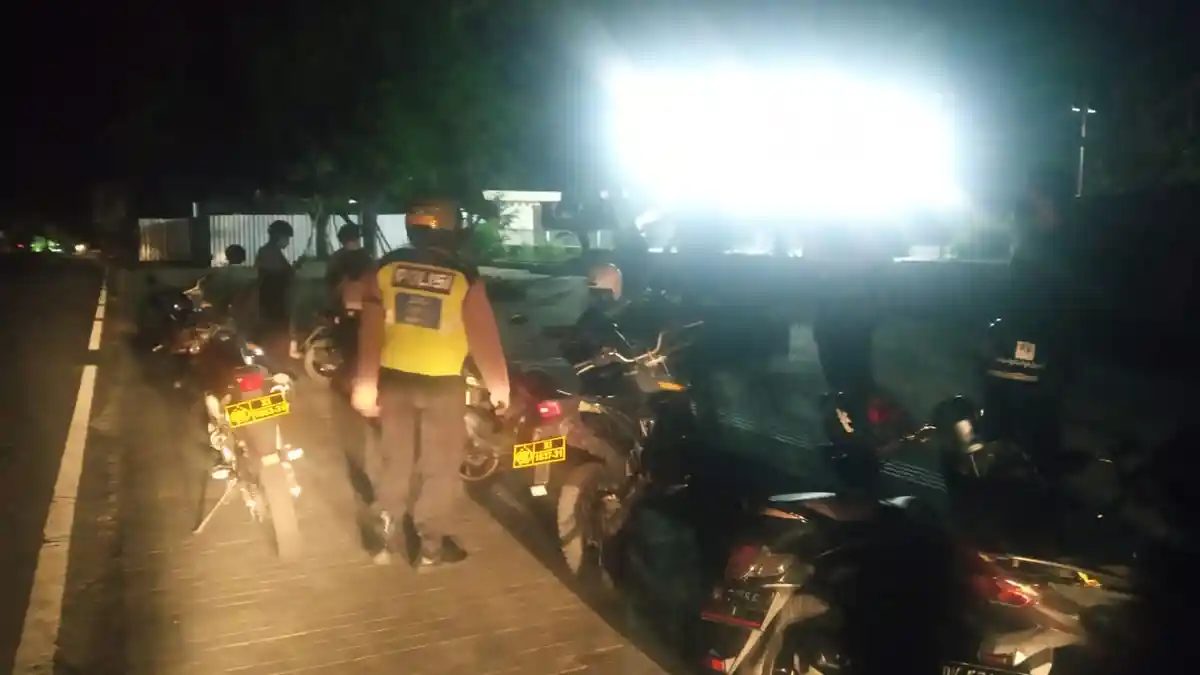 Jadi Arena Balap Liar, Tim Srigala Sat Samapta Polres Gianyar Pantau By Pass IB Mantra & Dharma Giri