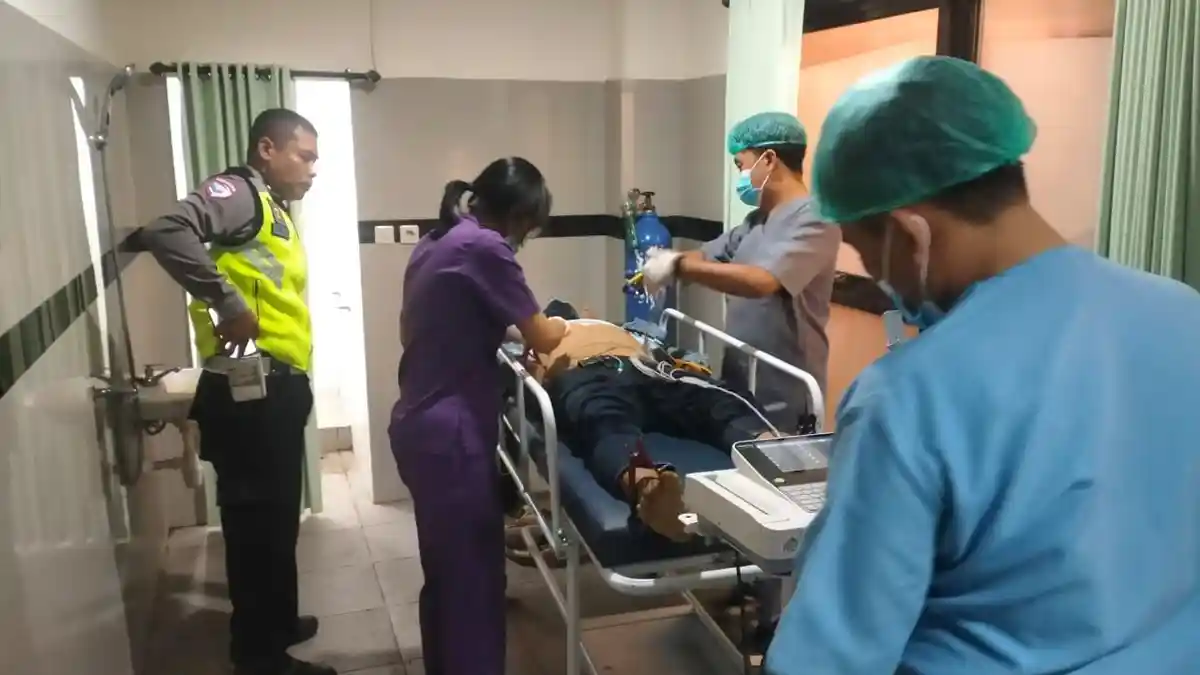 Kecelakaan Maut di Desa Padangbulia Buleleng Bali, Diduga Kurang Konsentrasi dan Hilang Kendali