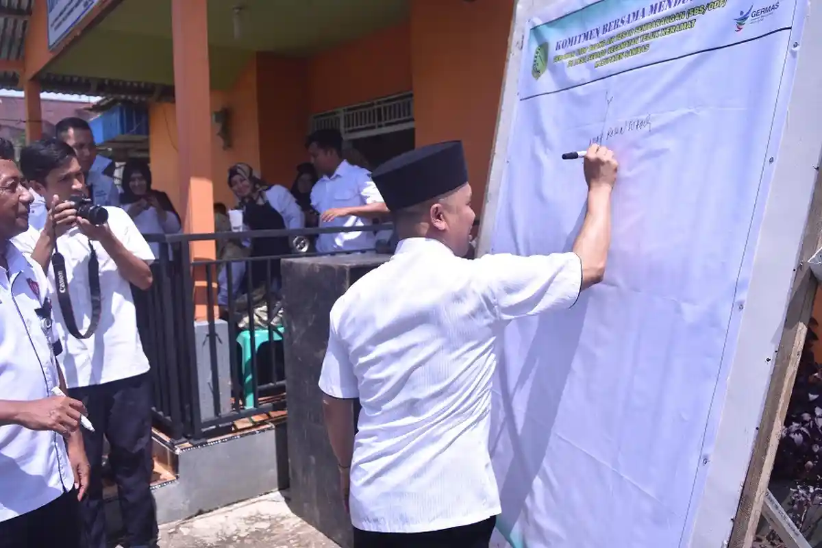 Diskes Sambas Target 68 Desa Deklarasikan ODF Tahun 2018