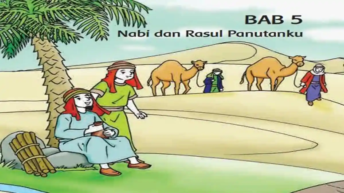 Rangkuman Materi Pelajaran BAB 5 PAI Kelas 1 SD Kurikulum Merdeka, Nabi dan Rasul Panutanku