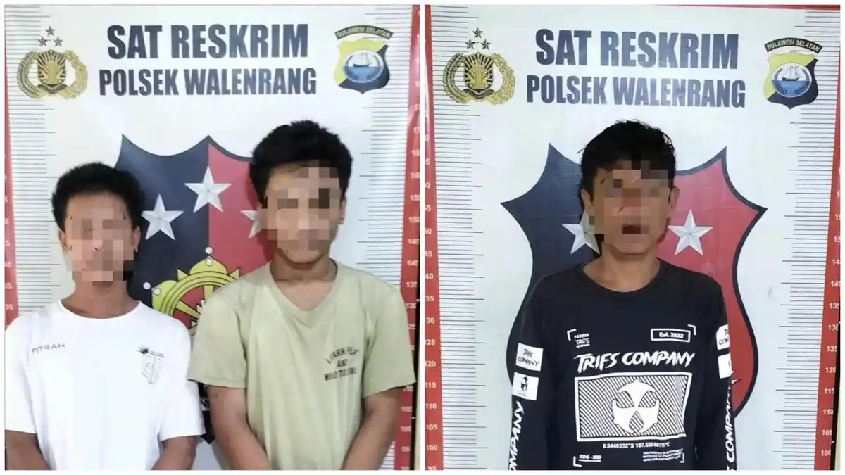 3 Pemuda di Luwu Ditangkap Usai Keroyok Remaja di Depan Minimarket