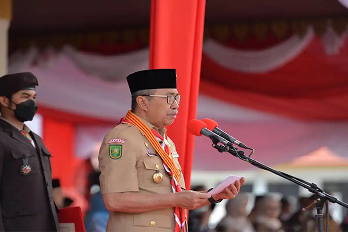 Irup Peringatan Hari Pramuka ke-61, Gubri: Mengabdi Tanpa Batas, Membangun Ketangguhan Bangsa