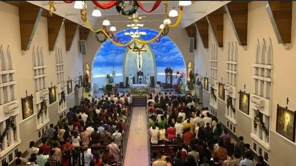 Jadwal Misa Minggu Palma, Kamis Putih, Jumat Agung, dan Vigili Paskah 2023 di Gereja Katedral Medan