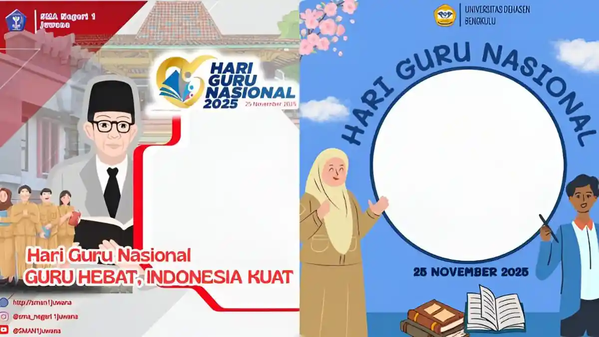 Download Twibbon Hari Guru Nasional 2025: Desain Keren dan Siap Pakai