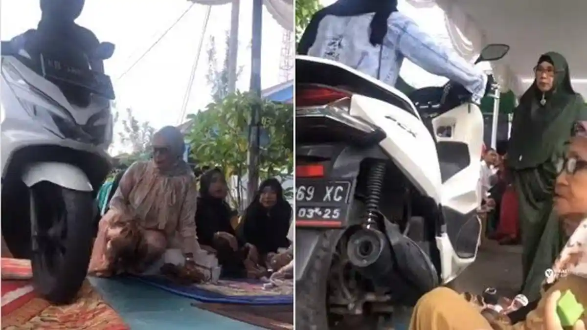 Pengendara Motor Terobos Acara Hajatan: Tenda Berdiri di Atas Jalan