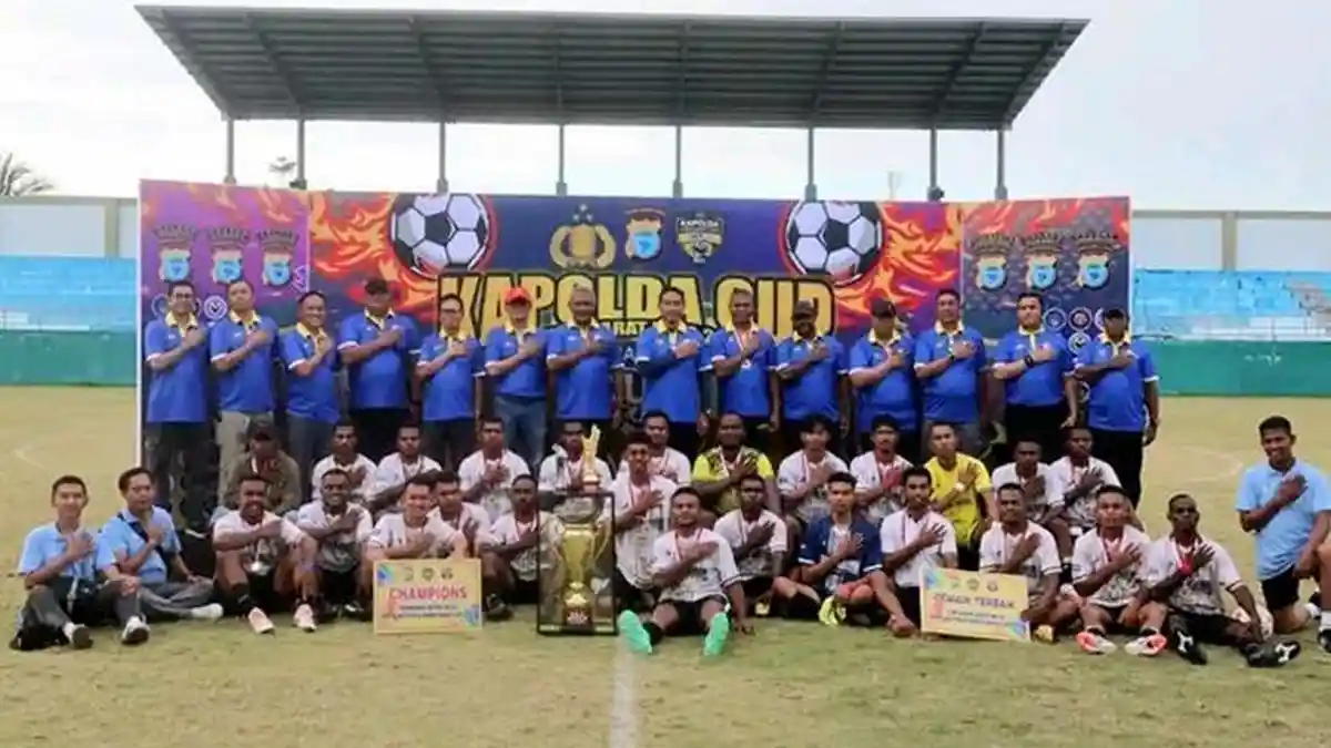 Tim Polres Sorong Selatan Juara I Kapolda Cup 2025, Kapolres: Latihan Singkat Tapi Hasil Maksimal