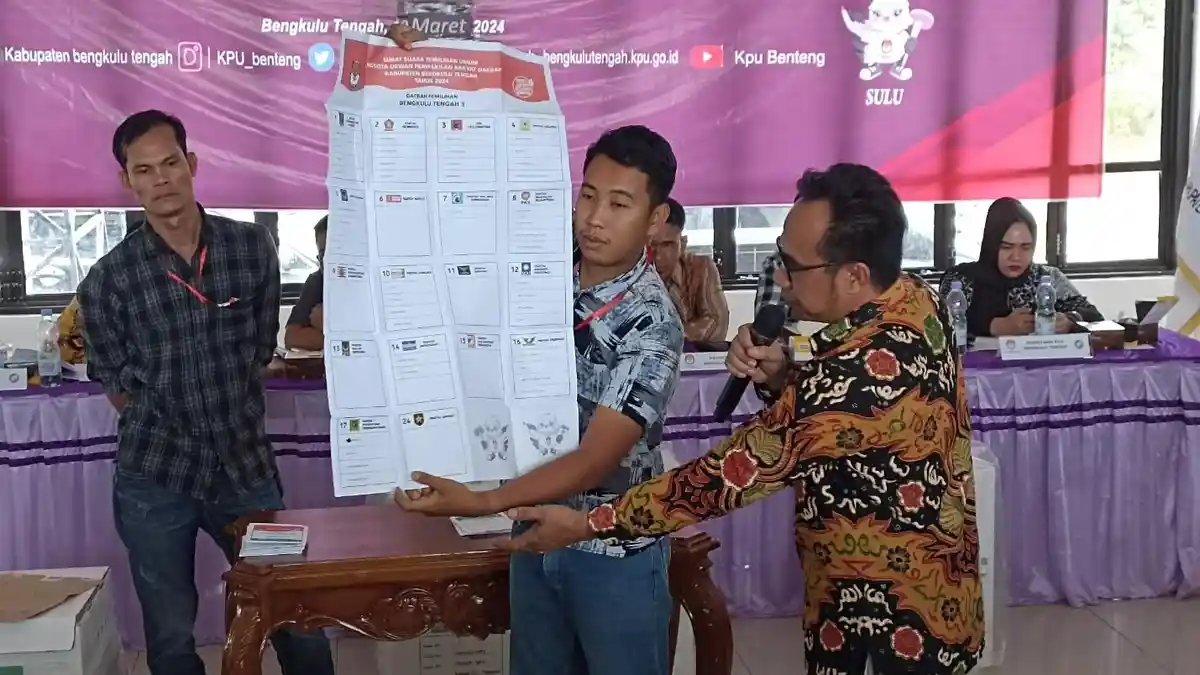 Daftar 25 Anggota DPRD Bengkulu Tengah Hasil Hitung Ulang, PPP Raih 4 Kursi