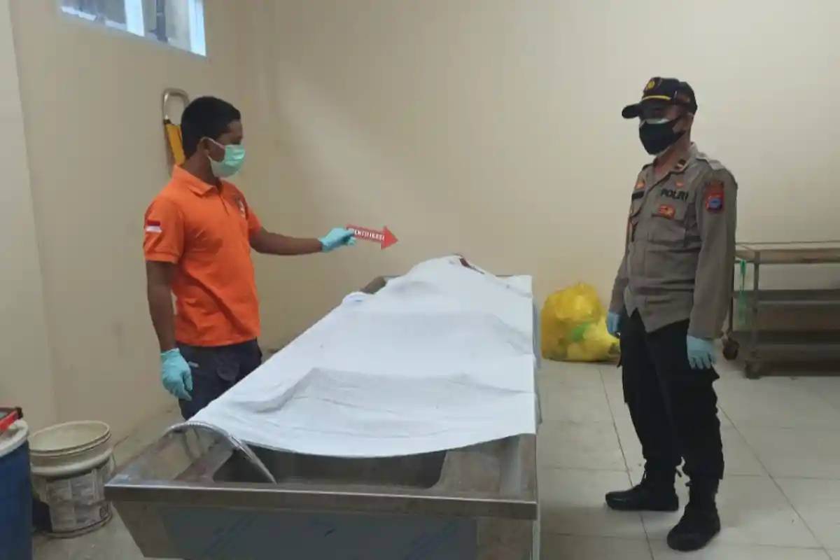 Begini Kondisi Mayat Mr X saat Ditemukan di Sungai Desa Handil Manting, Kecamatan Anjir Pasar Batola