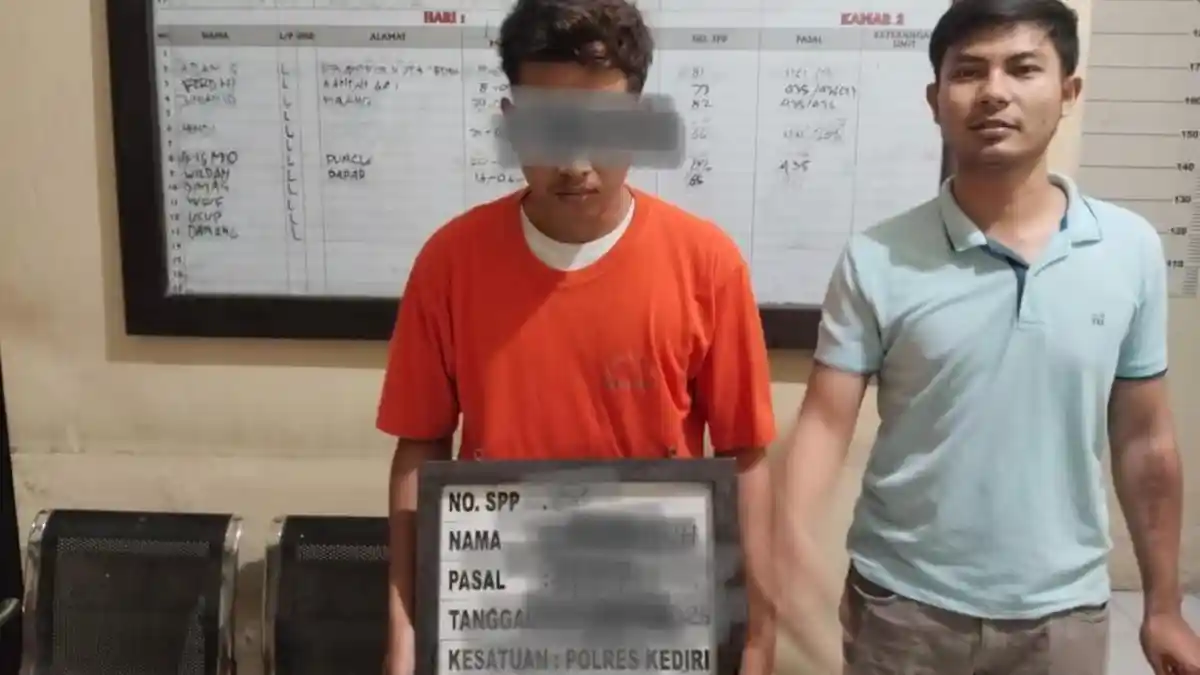 Kepergok Pemilik Rumah Saat Pulang Hajatan, 2 Pelaku Percobaan Pencurian di Kediri Diciduk Polisi