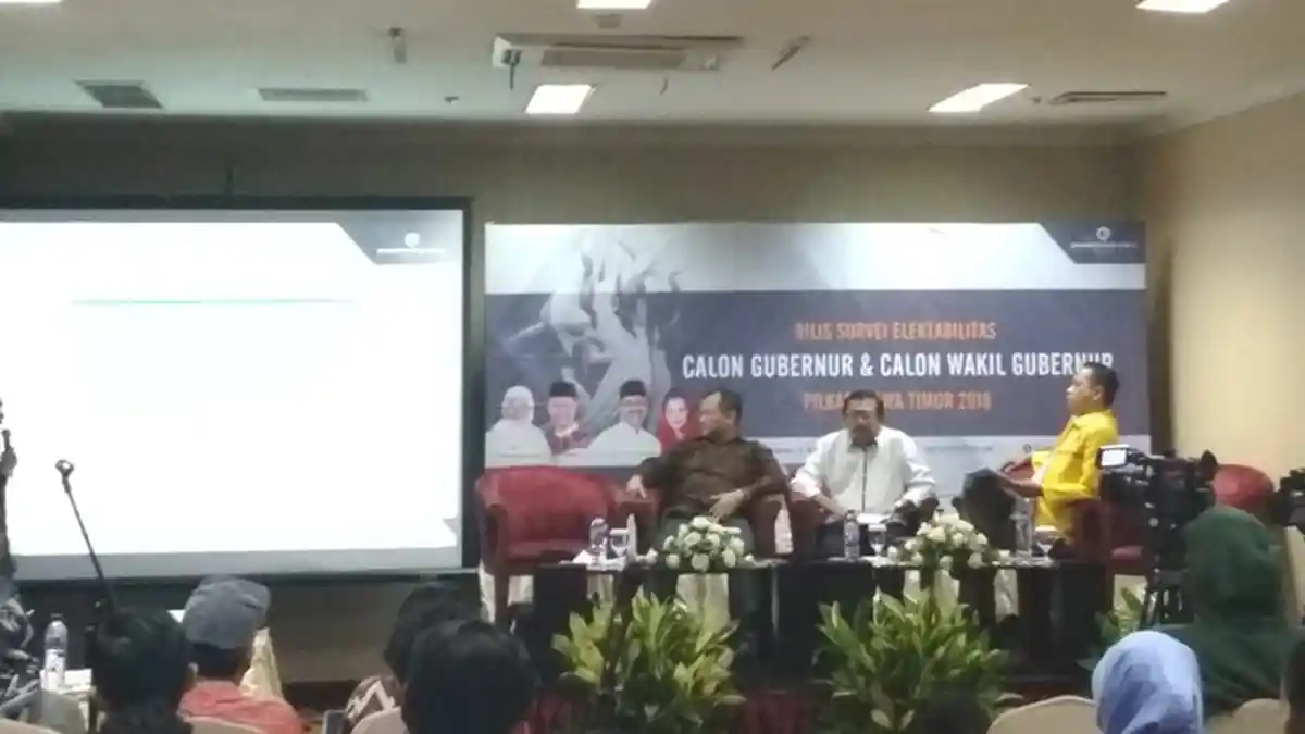 Survei: Gus Ipul-Puti 44,8 Persen Ungguli Khofifah-Emil 38,1 Persen