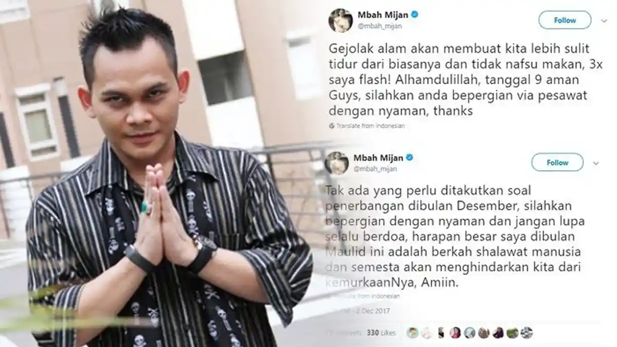 Mbah Mijan Revisi Penerawangan Bencana pada 9 Desember 2017, Kok Bisa Salah? Ini Katanya