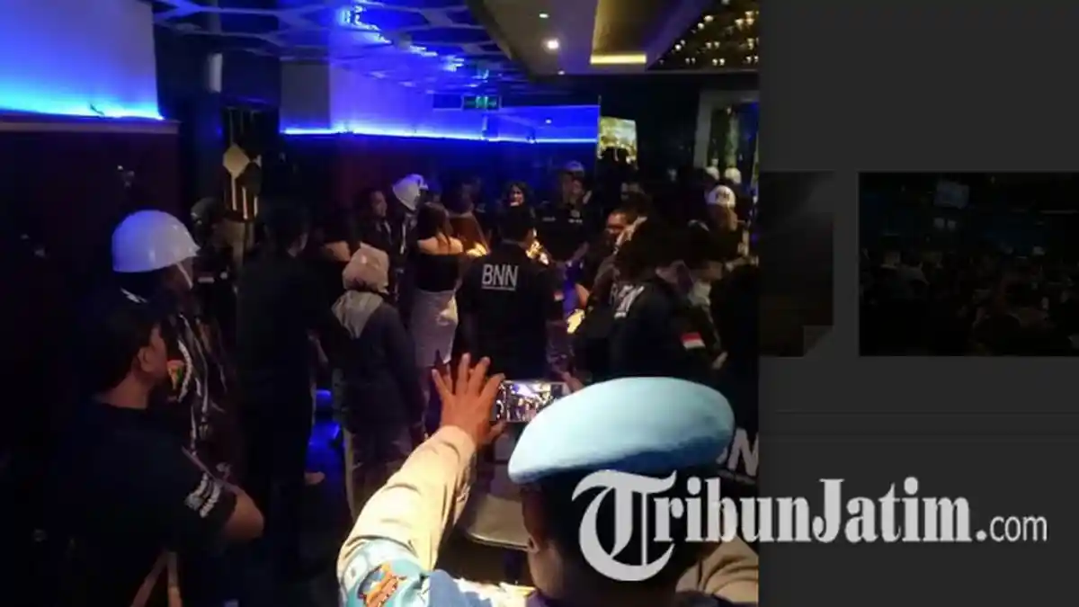 BNNP Razia Hiburan Malam, 4 Pengunjung dan Karyawan  Dinyatakan Positif Narkotik