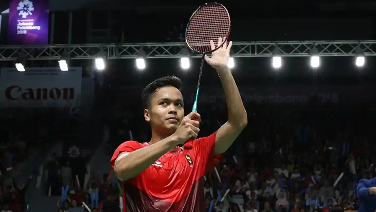 LIVE STREAMING Final Bulutangkis Putra SEA Games 2019: Anthony Ginting Bawa Indonesia Unggul 2-1