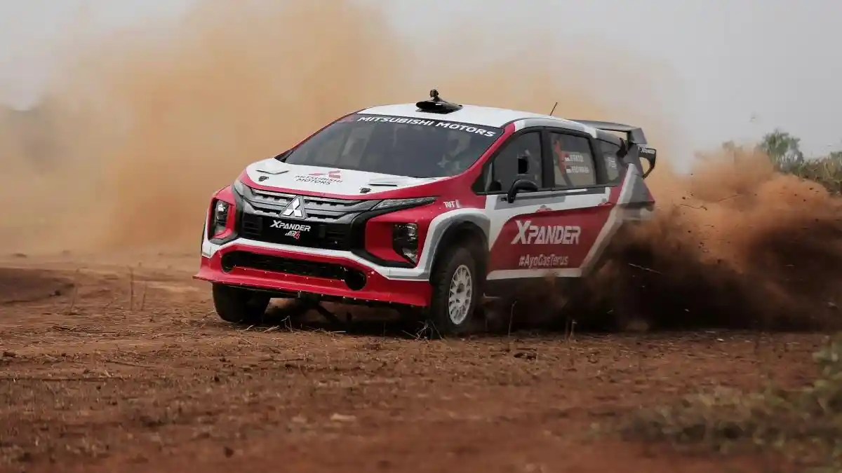 Mitsubishi Uji Coba Perdana Crossover MPV Reli Pertama di Dunia Xpander AP4