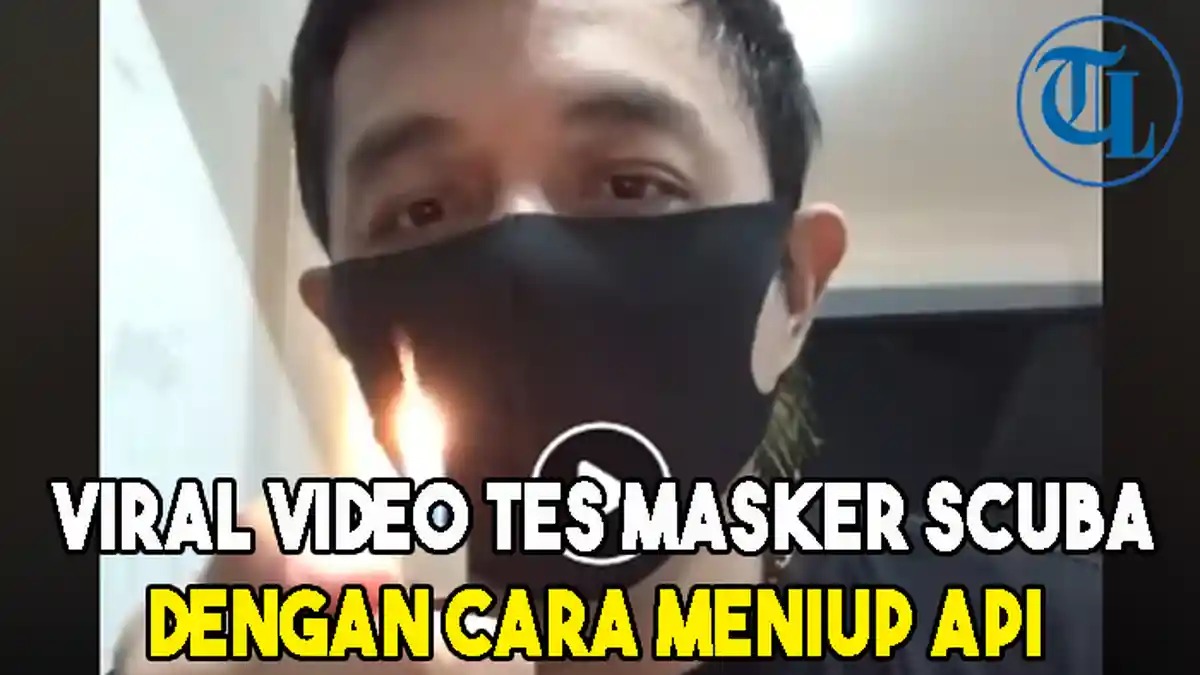 Viral Tes Masker Scuba dengan Cara Meniup Api