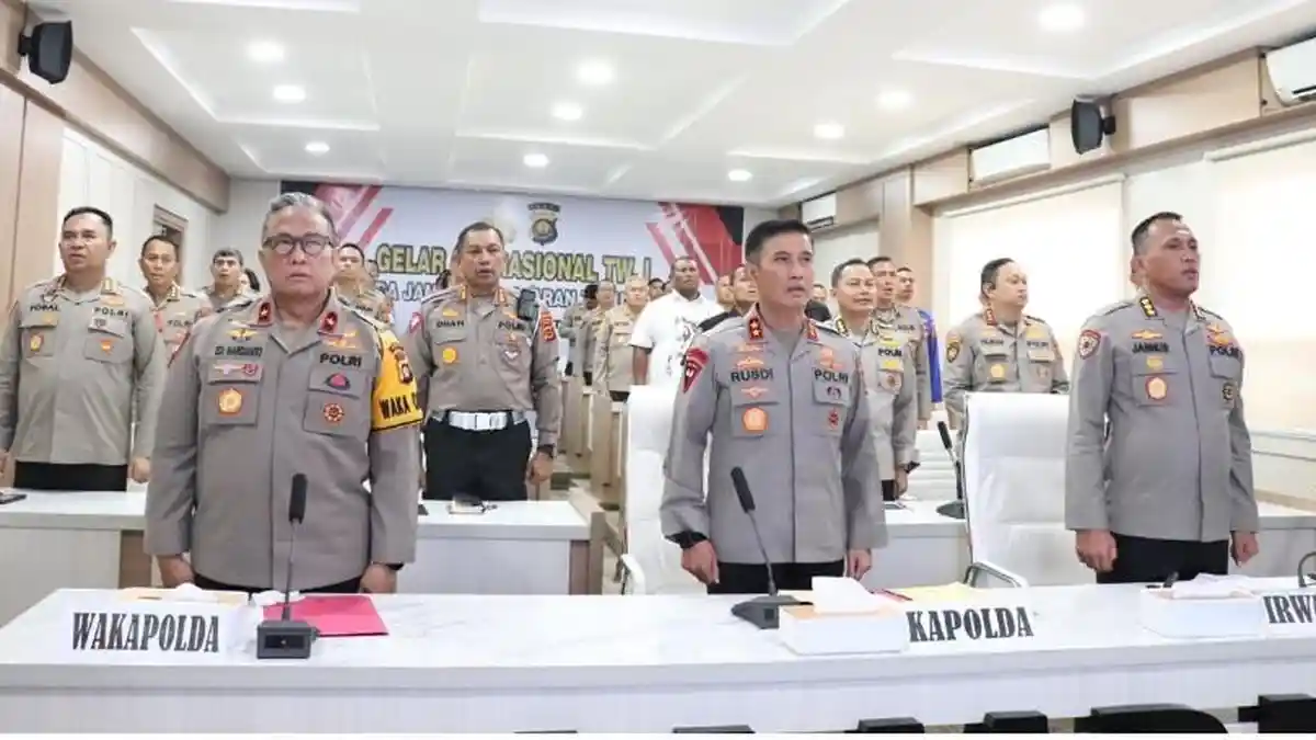 Monitor Kamtibmas, Kapolda Jambi Pimpin Gelar Operasional Triwulan I