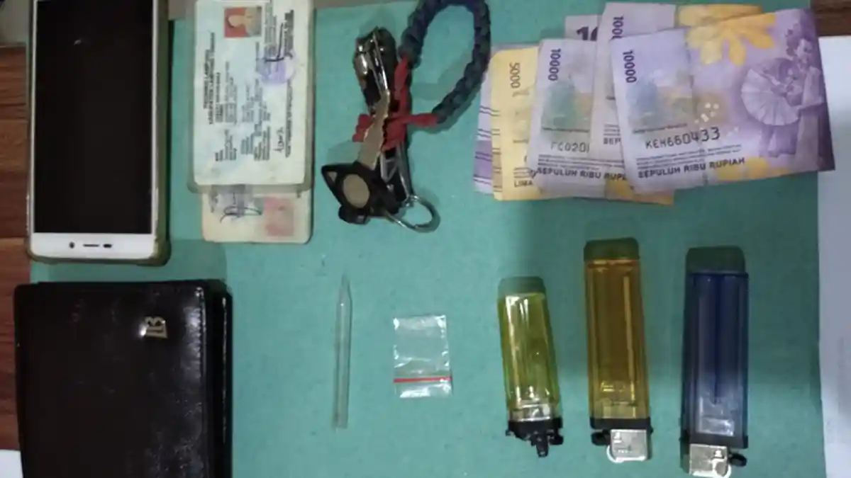 Pemuda yang Tertangkap Bawa Narkoba saat Razia Masker Ternyata Baru Hisap Sabu
