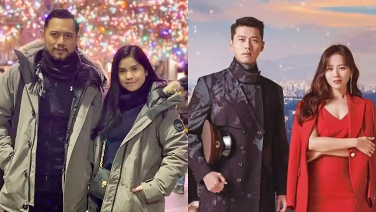 Adu Mesra Bareng AHY dengan Hyun Bin & Son Ye Jin 'Crash Landing On You',Annisa Pohan: Nyata vs Halu