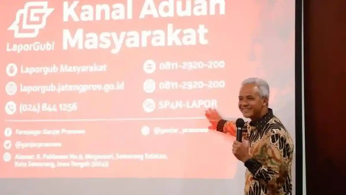 Jalan di Keyongan Grobogan Berlapis Beton Berkat Aduan Lewat Kanal LaporGub yang Digagas Ganjar