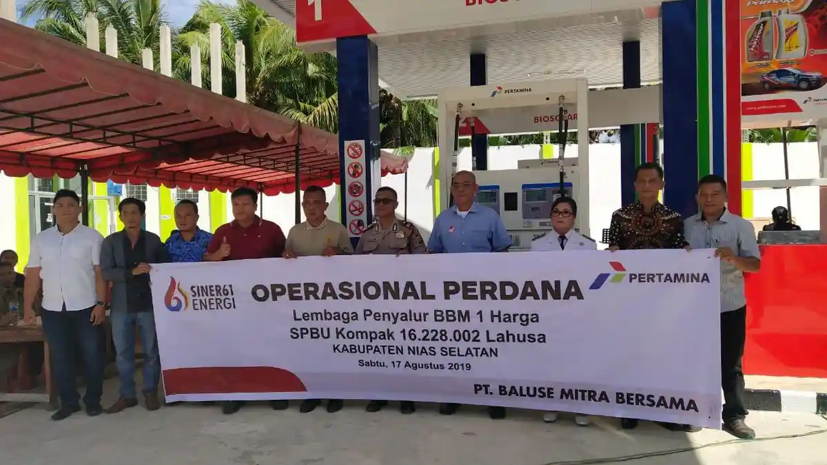 Operasikan BBM Satu Harga Nias, Pertamina Penuhi Target