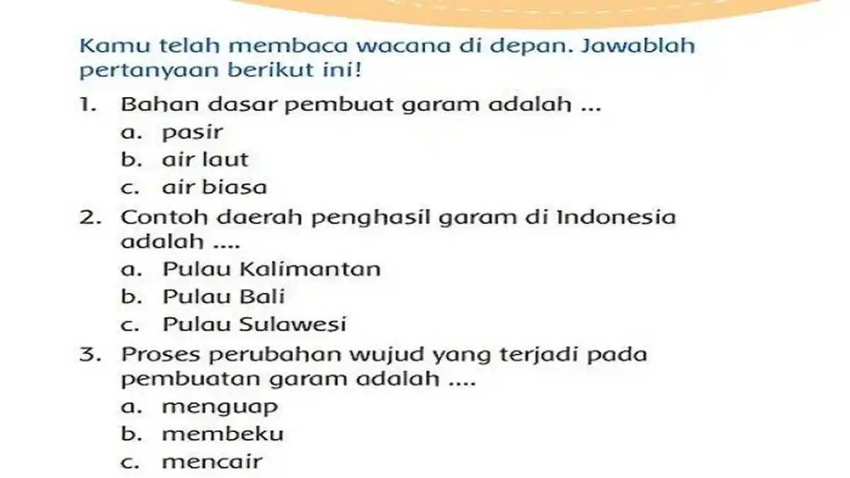 Kunci Jawaban Tema 3 Kelas 3 Halaman 177 Pembelajaran 1 Subtema 4, Buku Tematik