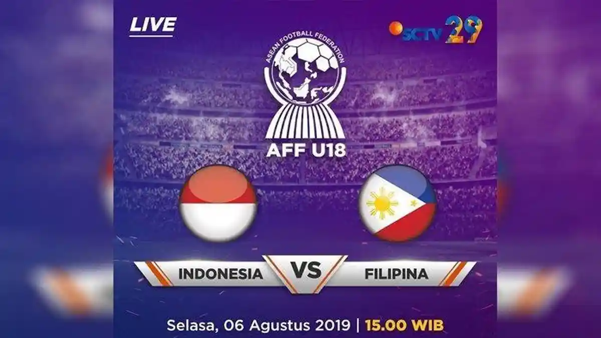 Link Live Streaming Timnas U-18 Indonesia Vs Filipina di Piala AFF 2019