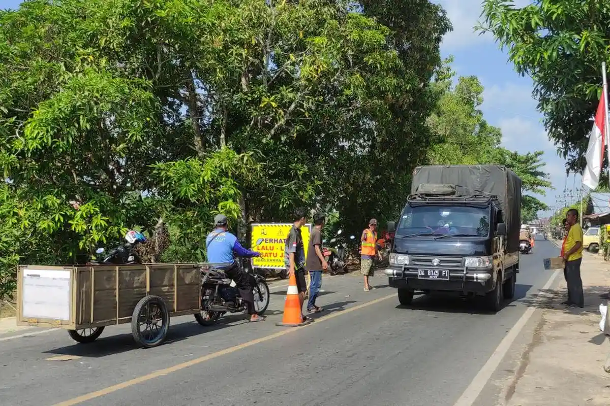 Jalan Nasional di Sungai Turak HSU Rusak, Ini Kesepakatan Hasil Rakor Rekayasa Lalulintas
