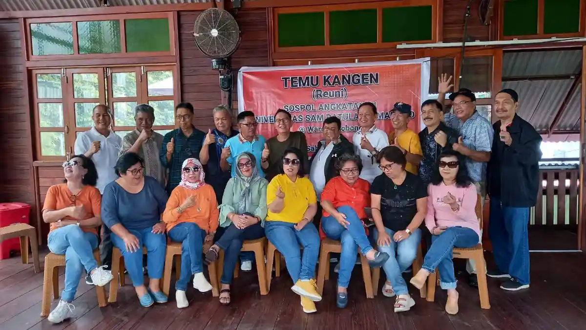 Sospol Unsrat Angkatan 81 Temu Kangen di Manado Sulawesi Utara