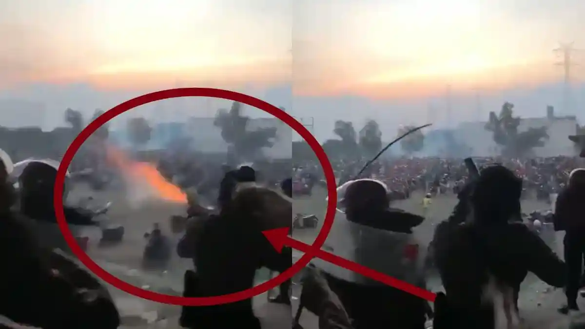 Aksi Ugal-ugalan Oknum Polisi Gresik Tembak Gas Air Mata Hingga Jalan Raya, 3 Anak-anak Jadi Korban