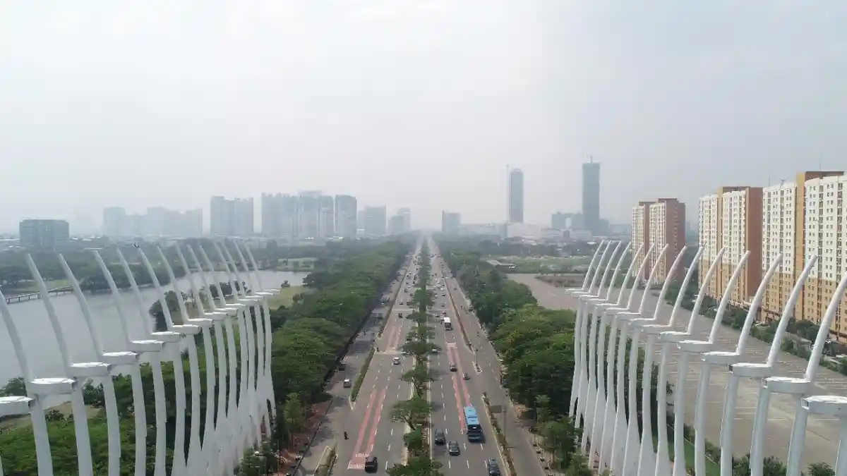 Seputar Kemegahan Gerbang Kemayoran: Ada 34 Tiang Setinggi 40 Meter