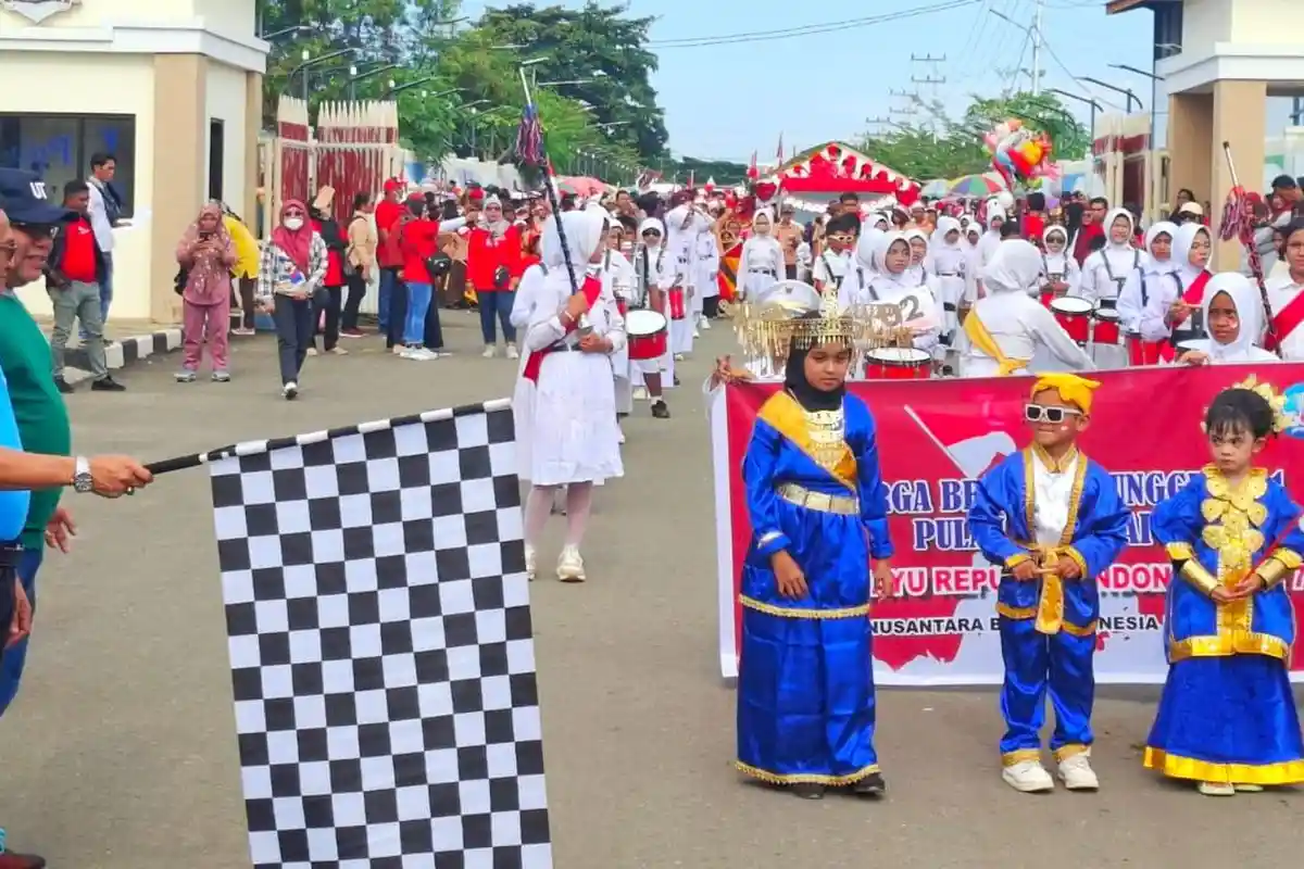 Sambut HUT ke 79 RI dengan Karnaval, Sekda Morotai Maluku Utara: Rayakan Kemerdekaan Penuh Gembira