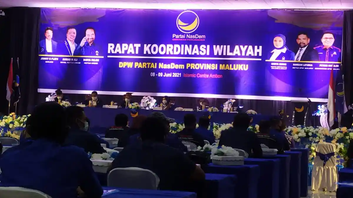 Gubernur Maluku Murad Ismail Punya Permintaan Saat Rakorwil NasDem Maluku
