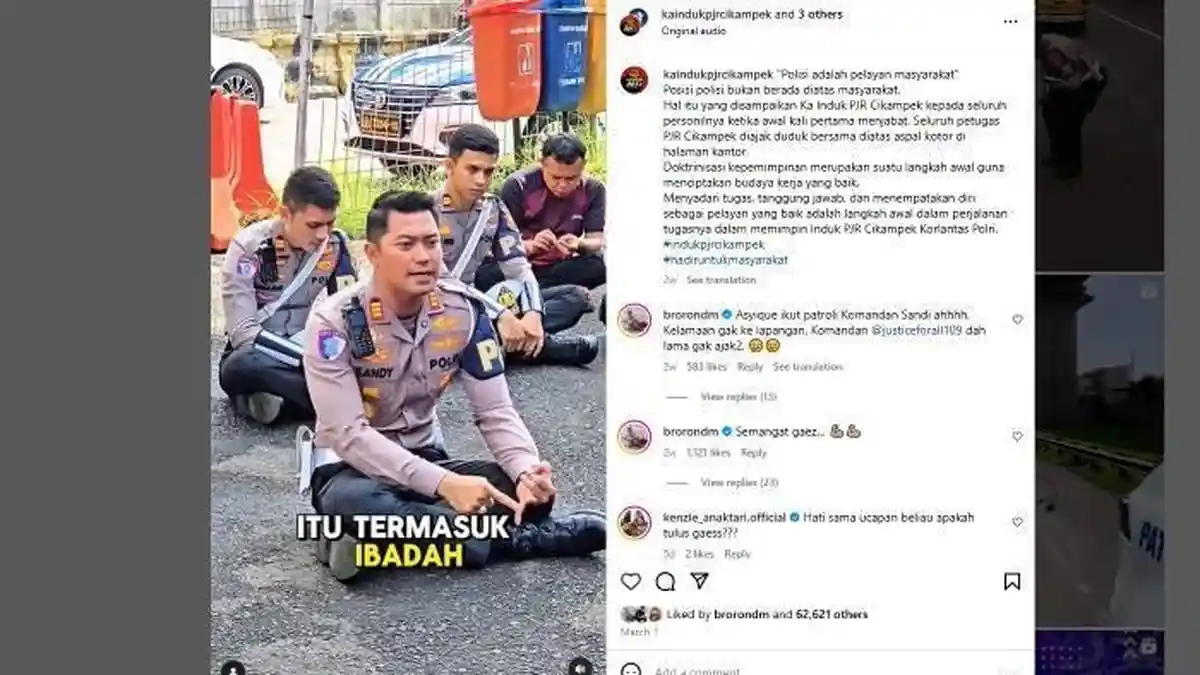 SOSOK AKP Sandy Titah Nugraha Tuai Sorotan Warganet Gegara Sebut Polisi Paling Cepat Masuk Surga