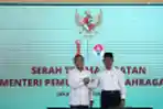 Sertijab Menteri Pemuda Dan Olahraga