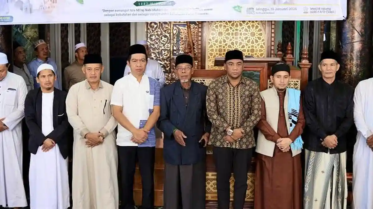 Wabup Nagan Ajak Perkuat Iman dan Kepedulian Sosial Saat Peringati Israk Mikraj