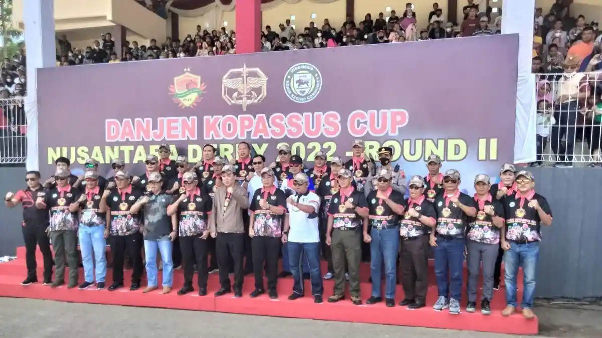 Tim Kuda Pacu Jabar Raih Piala Bergilir Danjen Kopassus