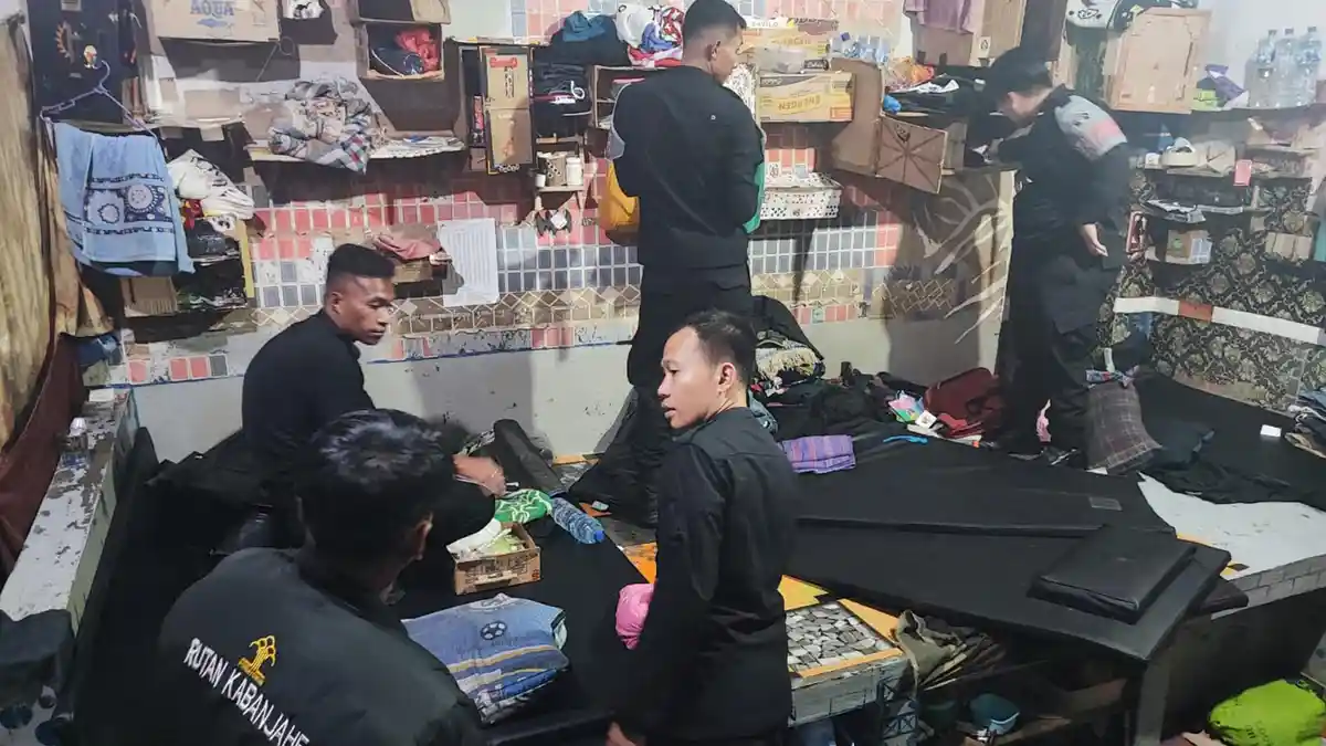 Rutan Kabanjahe Gelar Razia Insidentil untuk Perketat Pengawasan Blok Hunian