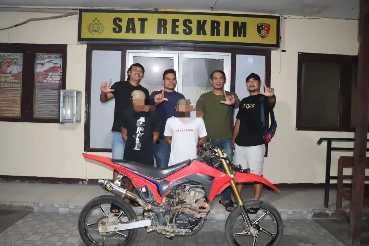 Unit Jatanras Polres Landak Ungkap Kasus Curanmor di Ngabang, Dua Tersangka Ditangkap