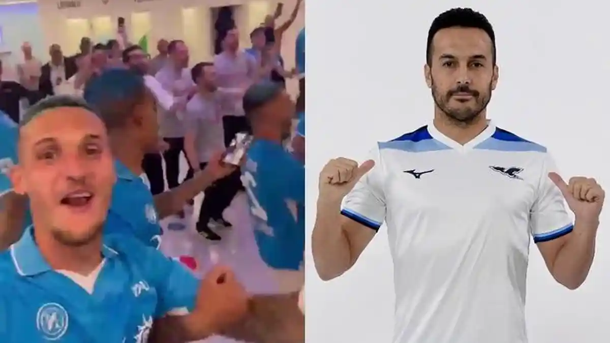 Nyanyian Terima Kasih Pemain Napoli untuk Pedro Lazio